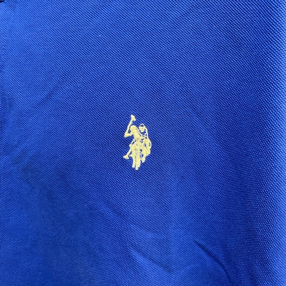 NWT Men’s Size XXL U.S. POLO AASN Short-sleeve Polo Shirt Logo Embroidered Blue - Picture 6 of 13